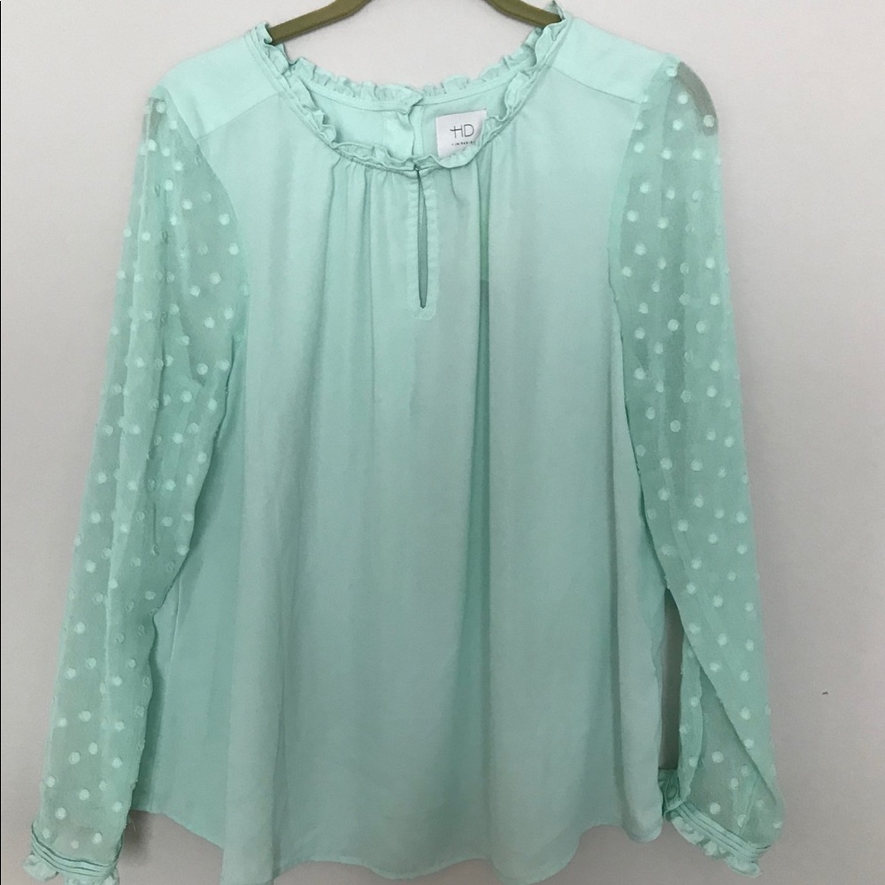 HD in Paris long sleeve top, NWT